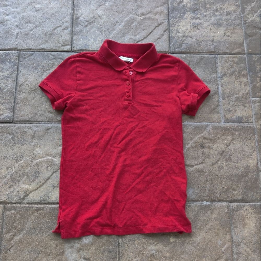 Red Polo Shirt Girl